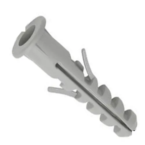 Bucha de nylon com aba para fixação com parafuso