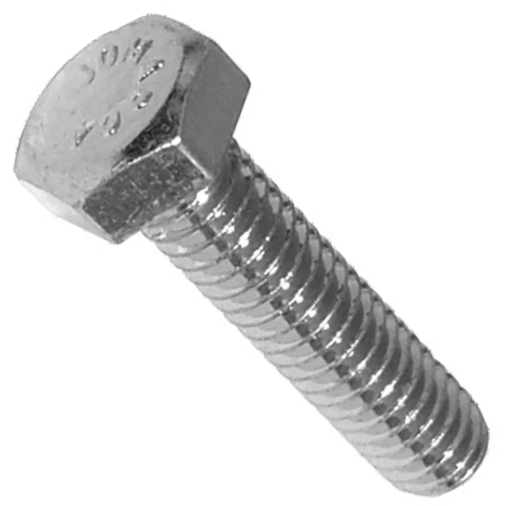 Parafusos sextavado M8 de aço zincado branco – alta resistência e durabilidade