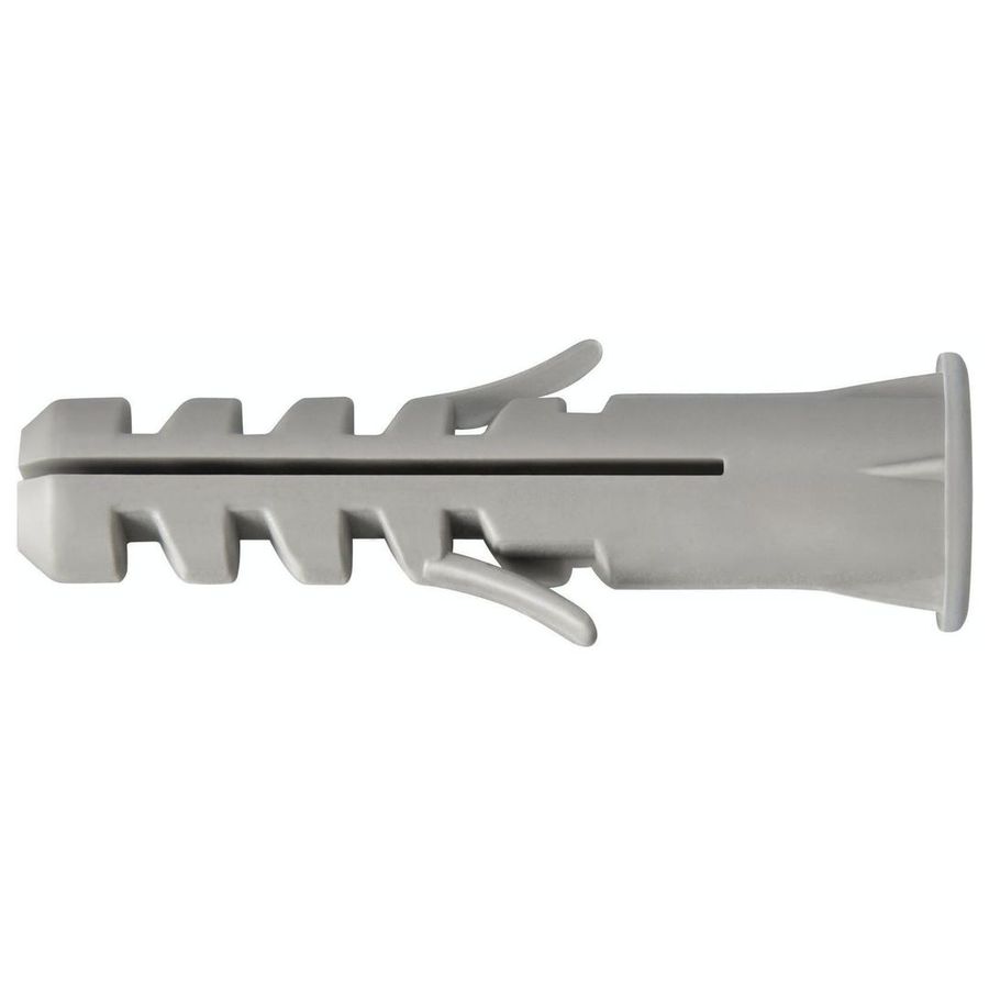 Buchas de nylon com aba para fixação segura em paredes e drywall – evita o deslocamento e garante melhor suporte para parafusos