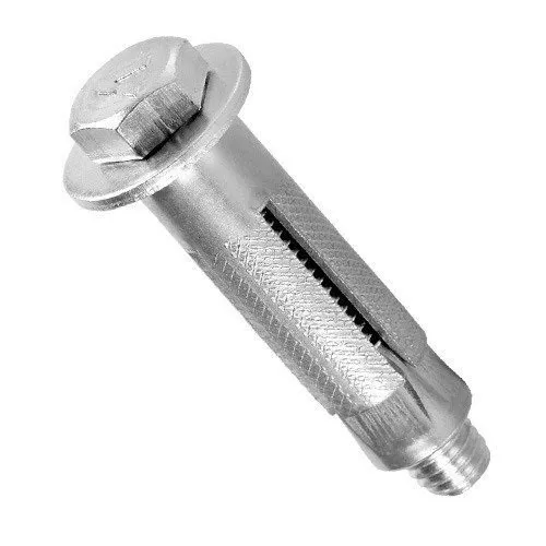 Chumbadores CBA com parafuso para fixação pesada em concreto – ideal para estruturas metálicas e suportes