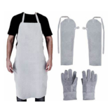 Equipamentos de raspa para proteção individual, ideais para solda e atividades industriais. Resistentes ao calor, faíscas e atrito mecânico.