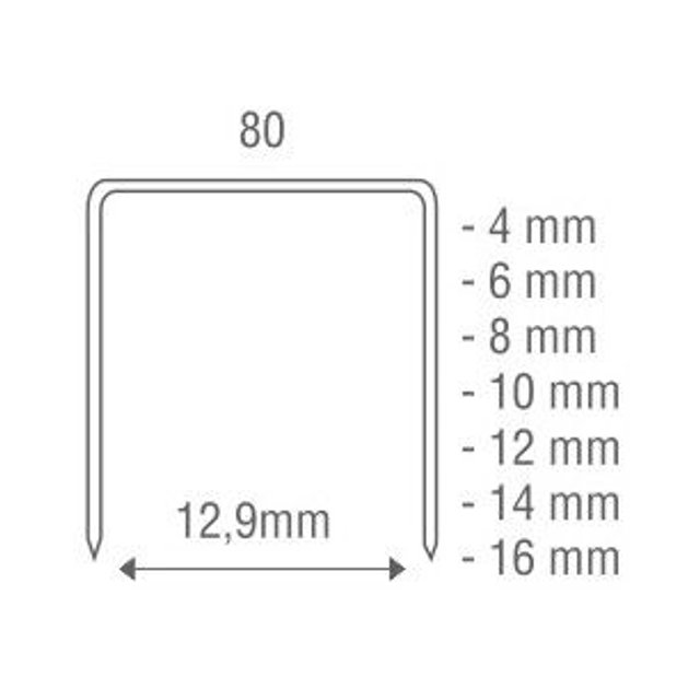 Grampo 80 para fixação industrial – resistente e ideal para montagem, manutenção e aplicações automotivas