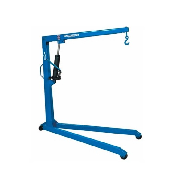 Guincho hidráulico resistente para elevação e movimentação de cargas pesadas em ambientes industriais e oficinas.