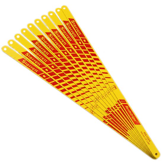 Lâmina de serra manual Starrett, peça de reposição de alta qualidade para serras manuais, ideal para cortes precisos em metal e madeira.