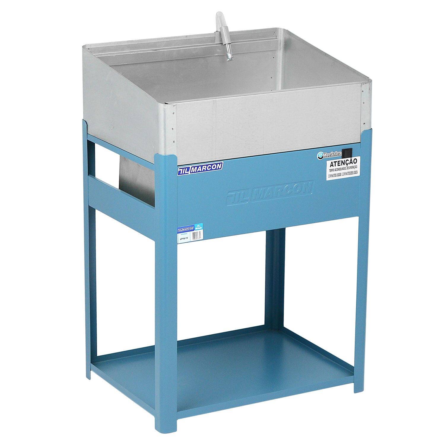 Lavadora de peças Marcon para limpeza eficiente em indústrias e oficinas. Ideal para manutenção rápida e segura de componentes e ferramentas.