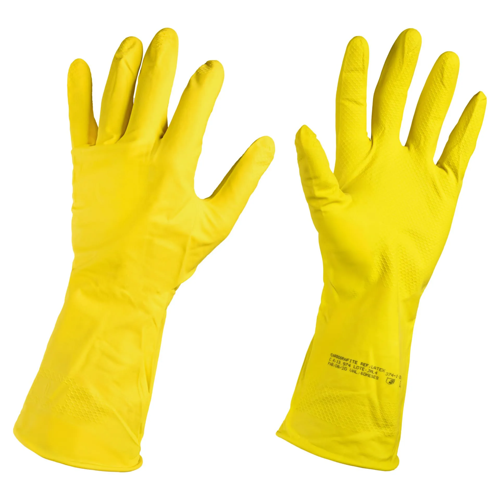 Luva de látex descartável para segurança e higiene em ambientes hospitalares, laboratoriais e de limpeza, oferecendo proteção e sensibilidade ao toque.