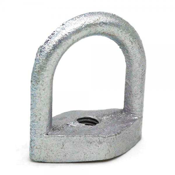 Olhal reto metálico, acessório resistente para fixação e sustentação de cabos, correntes e equipamentos em aplicações industriais e construção civil.