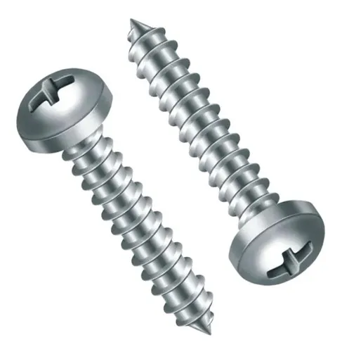 Parafuso autoatarraxante com cabeça panela Phillips – ideal para fixação rápida em chapas metálicas e plásticos