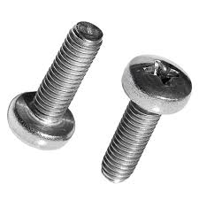 Parafusos com rosca máquina, cabeça panela Phillips em aço inox – fixação resistente e anticorrosiva