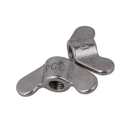 Porca borboleta em aço inox para fixação manual resistente e durável – porcas ideais para aplicações que exigem praticidade e proteção contra corrosão