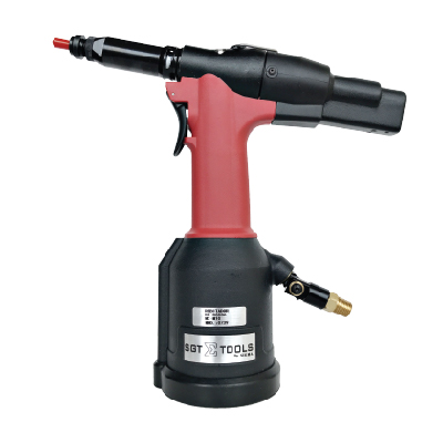 Rebitadeira de rosca pneumática para aplicação rápida e precisa de rebites roscados – ideal para uso industrial e linhas de montagem